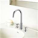 Clara Dual Handle Deck Mount Chrome Bathroom Sink Faucet