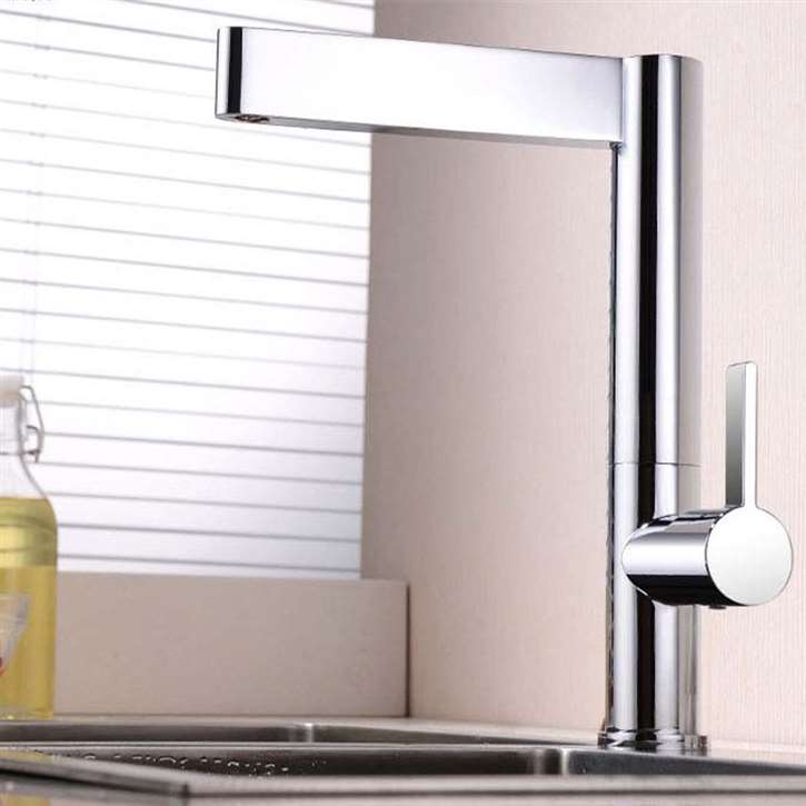 Ancona Single Handle Brass Deck Mounted Kitchen Faucet