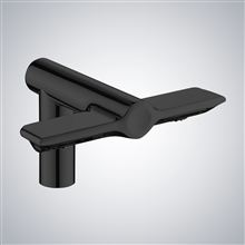 Fontana Gorizia Matte Black Touchless Faucet With Automatic Soap Dispenser and Hand Dryer