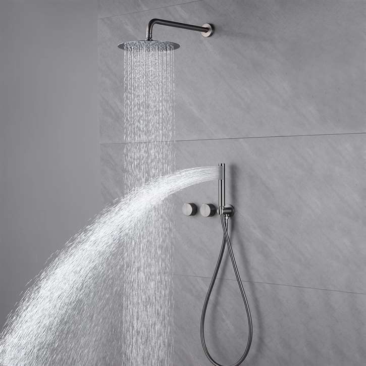 Fontana Modena Gun Metal Gray Luxury Shower System