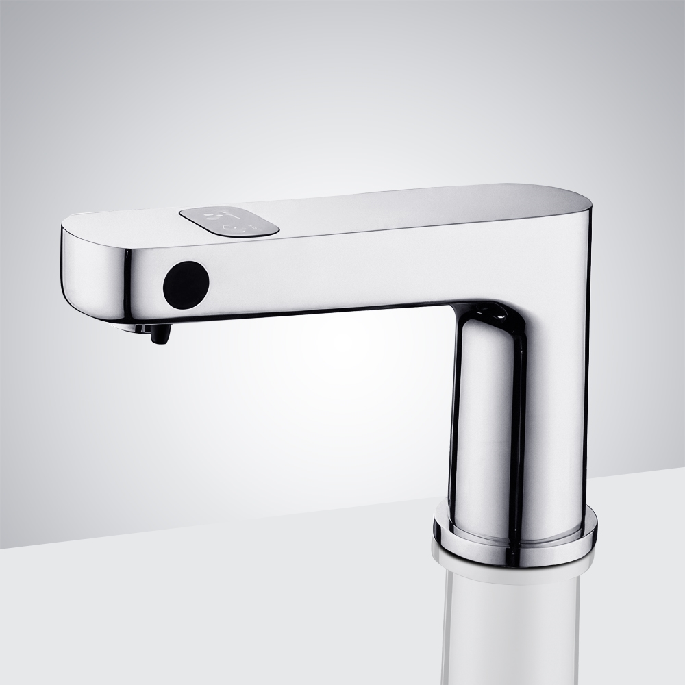 Fontana Subiaco Chrome Touchless Faucet and Soap Dispenser
