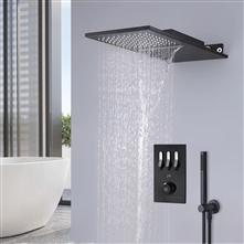 Fontana Bayonne Matte Black Digital Shower System