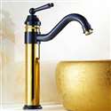 Casoria Antique 360 Rotatable Black/White Bathroom Faucet