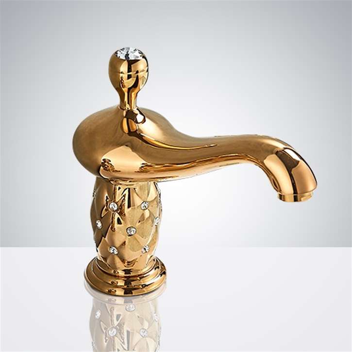 Fontana Gold Commercial  Automatic Sensor FaucetTouchless Bathroom Faucet