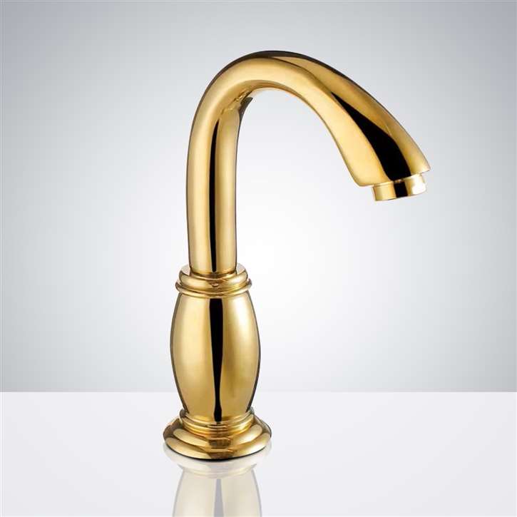 Fontana Gold Commercial  Automatic Sensor Faucet For high-traffic public restrooms and commercial bathrooms, Browse  large design award of  Touchless Bathroom Faucet