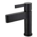 Ajaccio Single Handle Matte Black Deck Mounted Bathroom Faucet