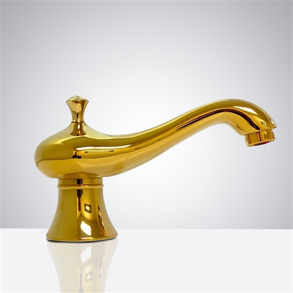 Fontana Teramo Gold Finished Touch Free Faucet