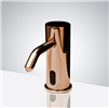 Fontana Trio Commercial Rose Gold Brass Deck Mount Automatic Sensor Liquid Soap Dispenser