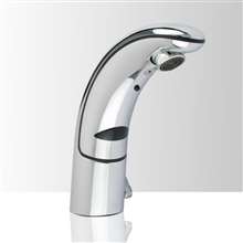 Fontana Brio Chrome Finish Commercial Automatic Sensor Faucets Deck Mounted Commercial