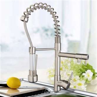 Vienna Single Handle Pull Down Kitchen Faucet with 360 Degree Rotation