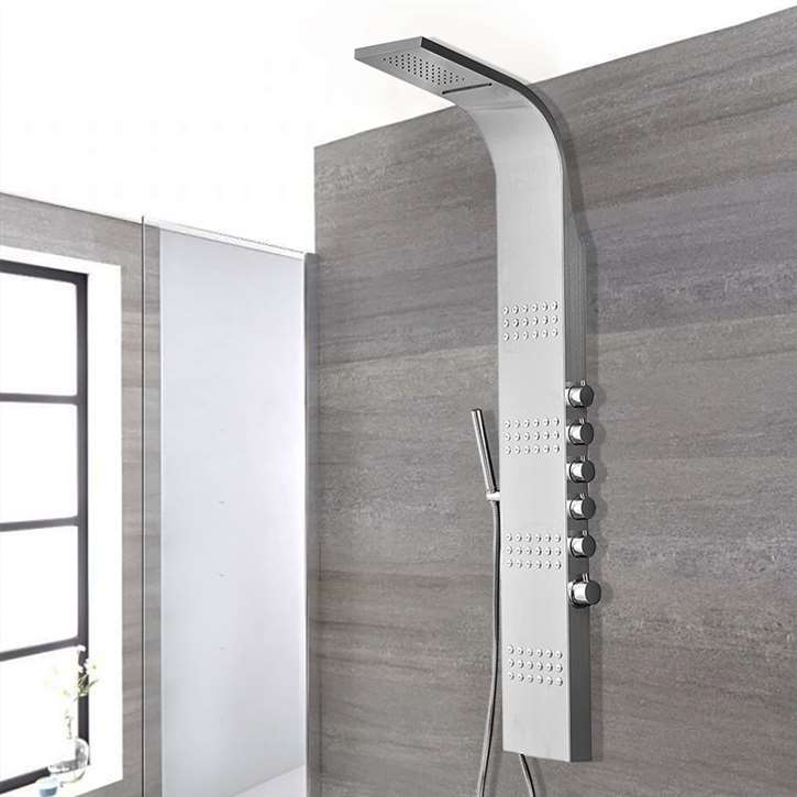 Tumbes Stainless Steel Rainfall Shower Panel System