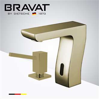 Fontana Commercial Brushed Gold Touch less Automatic Sensor Faucet
