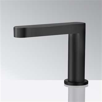 Fontana Commercial  Matte Black Deck Mount Automatic Touchless Hands Free Faucet