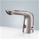 Fontana Brushed Nickel Commercial Temperature Control Wave Electronic Automatic Sensor Faucet