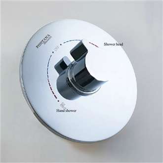 Contemporary Design In-Wall Shower Valve Mixer 2-way Outlet Concealed