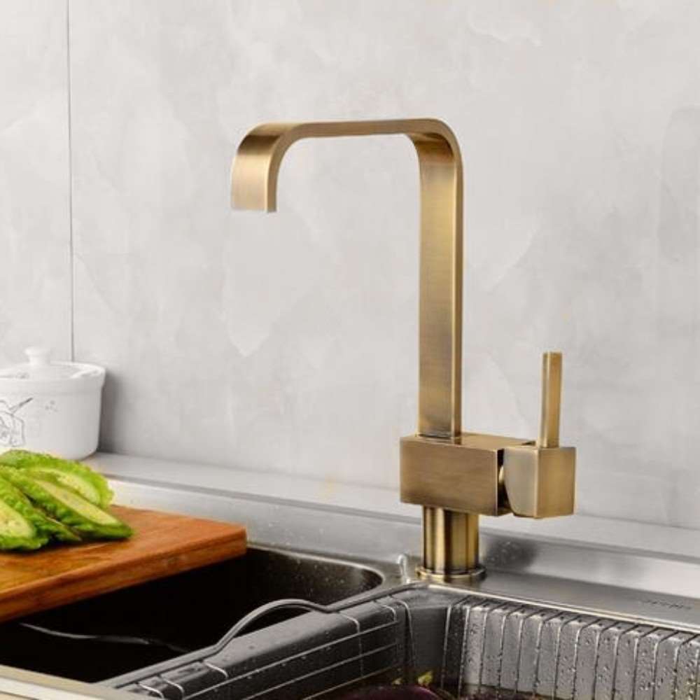 Brass Faucet Phoenix Classico Antique Brass Single Handle Kitchen Sink  Faucet . Fontana Showers Big Sale Now On!!!