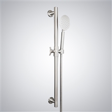 Fontana In a Chrome Finish Handheld Shower With An Adjustable Shower Head and The Hose