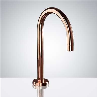 Livorno Commercial Rose Gold Stainless Steel Long Automatic Sensor Faucet