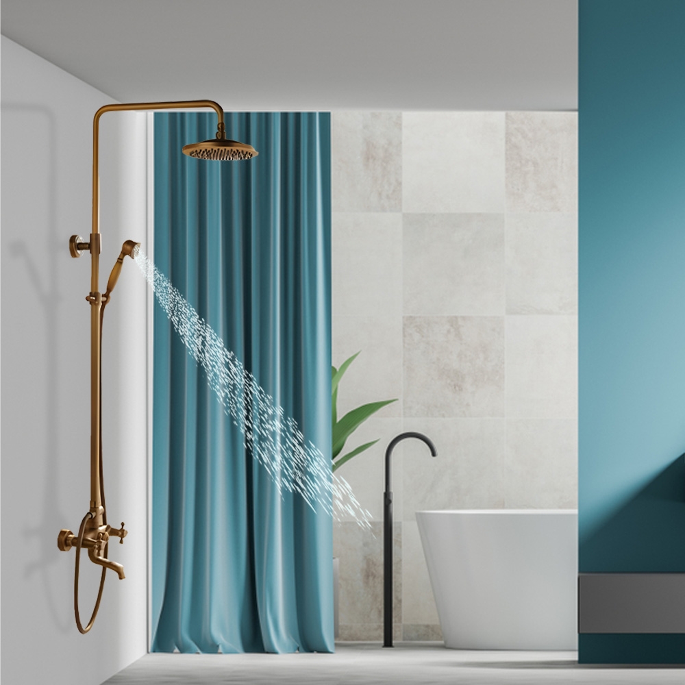 Modern Exposed Bathroom Shower Set with Handshower