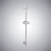 Fontana Handheld Shower Head Holder in Chrome with Adjustable Distance