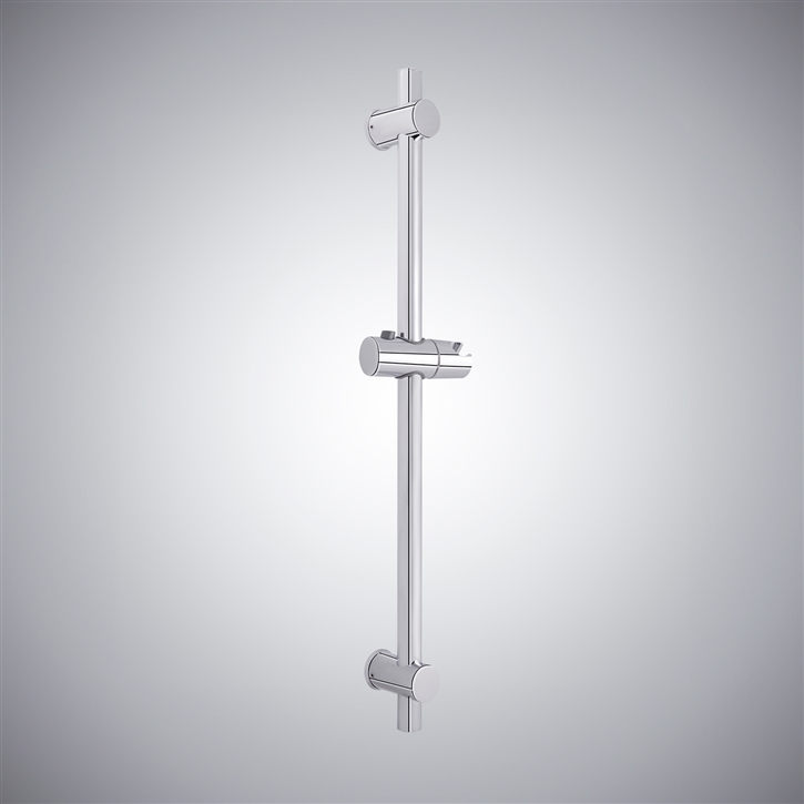 Fontana Handheld Shower Head Holder in Chrome with Adjustable Distance