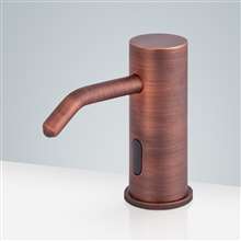 Fontana Peru Commercial Antique Bronze Brass Deck Mount Automatic Sensor Liquid Soap Dispenser