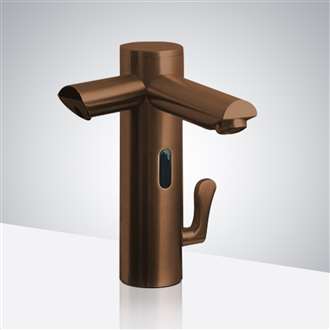 Fontana Lima Light Oil Rubbed Bronze Finish Dual Automatic Commercial Sensor Faucet And Soap Dispenser