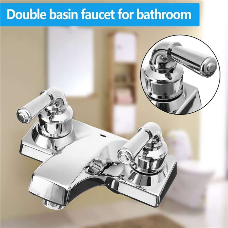 Fontana RV New Travel Dual Handle Faucet Ceramic Valve Chrome