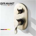 Bravat Antique Style Golden Wall Mount Shower Mixer