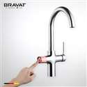 Bravat Stylish Electric Deck Faucet With Filter