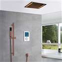 Fontana Showers LED Touch Control Rainfall Shower Head With Hand Shower