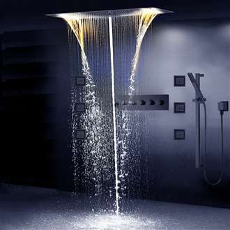 Fontana Shower Smart LED Shower Head 5-Multi Function With Body Jet Spray & Hand-Held Shower