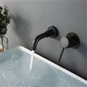 Fontana Milan Single Lever Wall Mount Oil Rubbed Bronze Sink Faucet