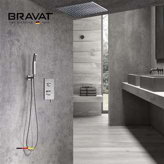Bravat Brushed Nickel Shower Set