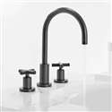 Fontana Verona Bathtub Hot Cold Mixer Dark Oil Rubbed Bronze 3pcs Sink Faucet