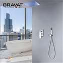 Bravat LED Chrome Shower Set