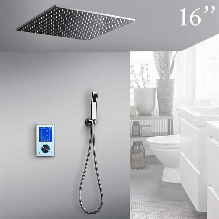 Fontana Flagstaff Digital Touch Panel Thermostatic Shower Set