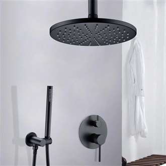 Fontana Florence Ceiling Mount Hot and Cold Mixer Rainfall Shower Set