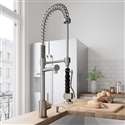 Fontana Verona Single Handle Brushed Nickel kitchen Sink Faucet
