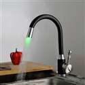 Fontana Reno Oil Rubbed Bronze Led Changing Kitchen Sink Faucet