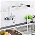Fontana Westminister Wall Mount Folding Thermostatic Kitchen Faucet