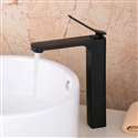 Denver 12" Contemporary Dark Oil Rubbed Bronze Bathroom Sink Faucet