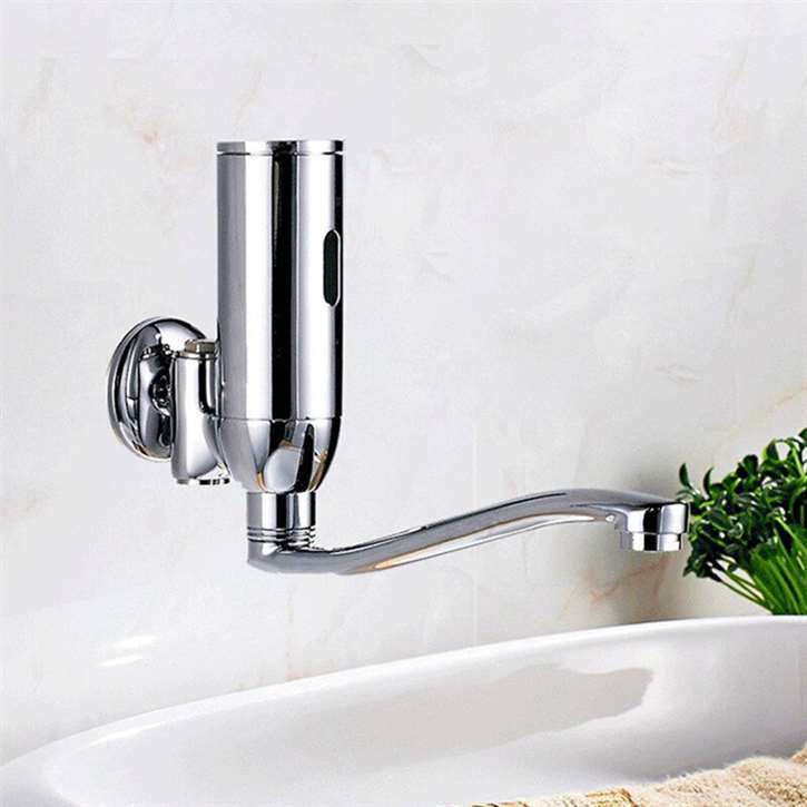 Fontana Denver Wall Mount Brass Automatic Sensor Bathroom Faucet D