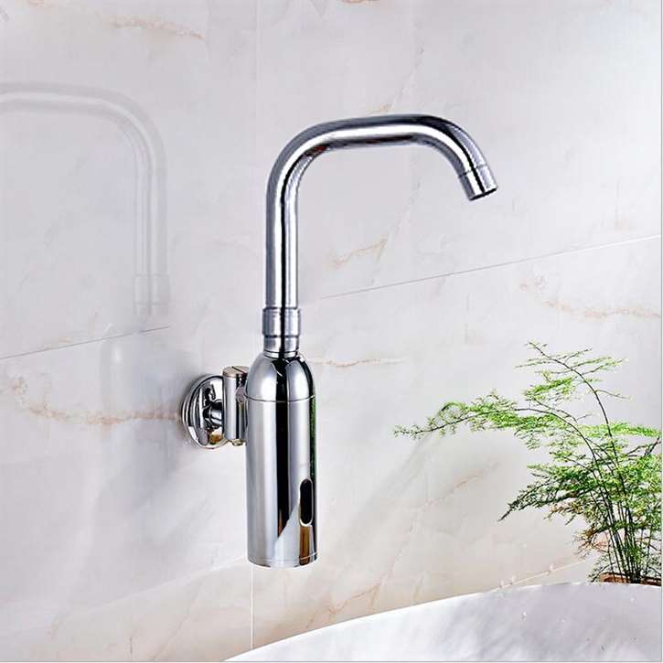 Fontana Denver Commercial Wall Mount Brass Automatic Sensor Bathroom Faucet P