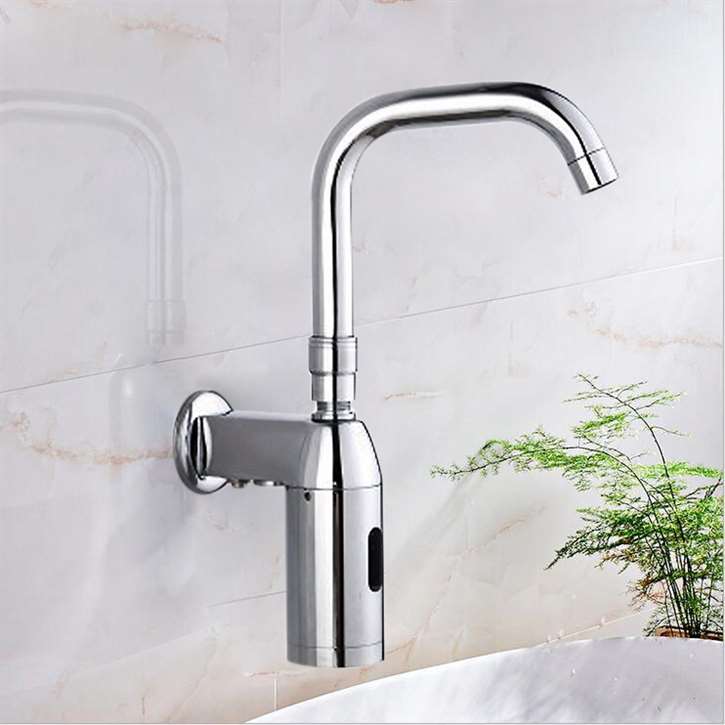 Fontana Denver Commercial Wall Mount Brass Automatic Sensor Bathroom Faucet R