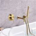 Dual Function Wall Mount Bathtub Filler Hand Held Spray Set