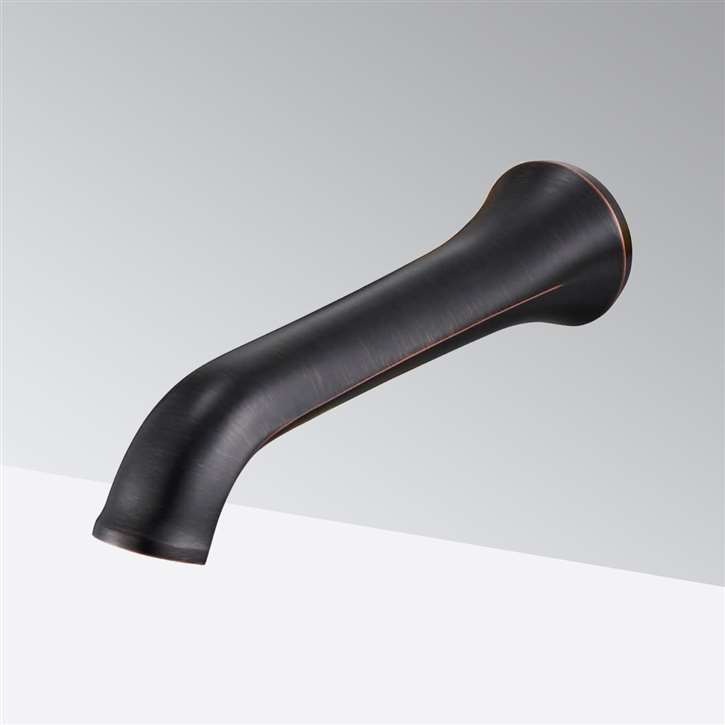 Leo Oil Rubbed Bronze Wall Mount Touchless Commercial Restroom Faucet