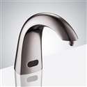 Fontana Rio Brushed Nickel Commercial Automatic Liquid Foam Soap Dispenser Type D