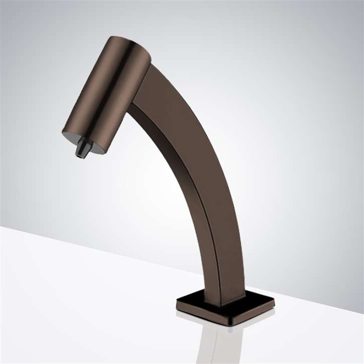 Fontana Light Oil Rubbed Bronze Automatic Soap Dispenser - Deck Mounted Commercial