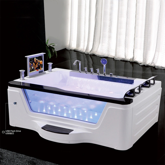 Milan Modern Indoor Whirlpool Massage Bathtub
